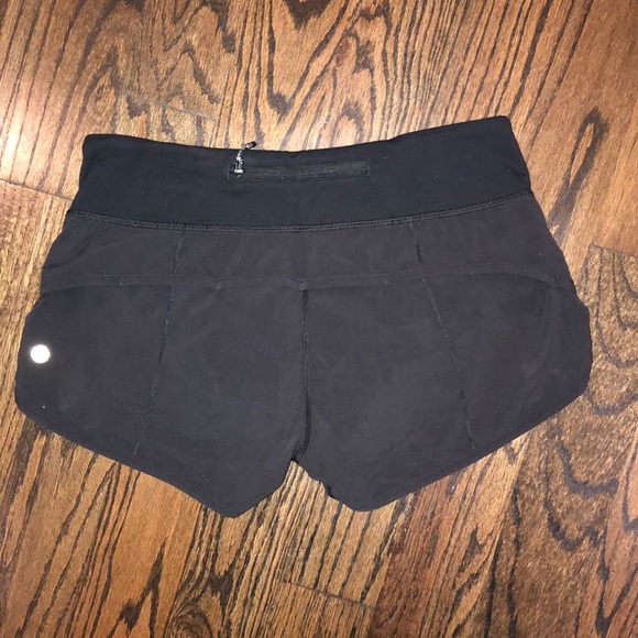Black Lululemon Shorts - Picture 2 of 3